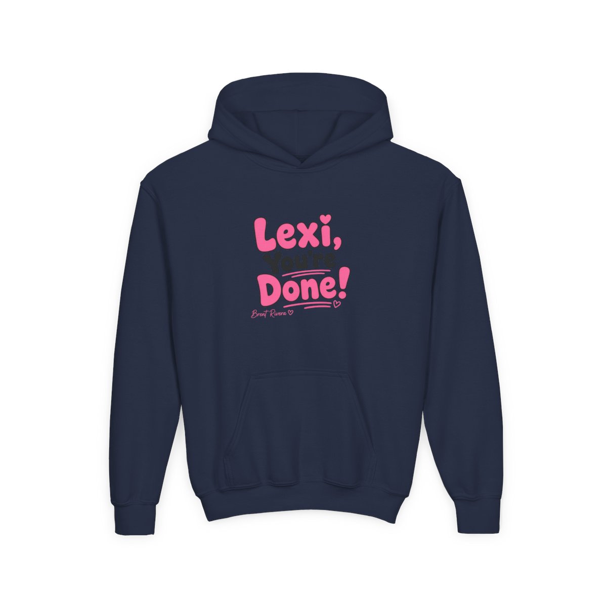 Brent Rivera "Lexi, You" Kids Hoodie - alternate angle 3, merchandise