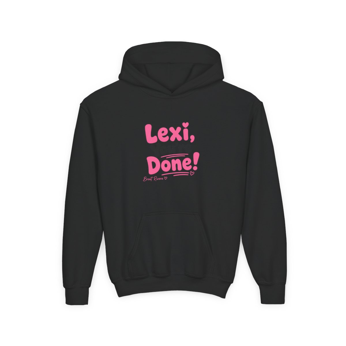 Brent Rivera "Lexi, You" Kids Hoodie - alternate angle 2, merchandise